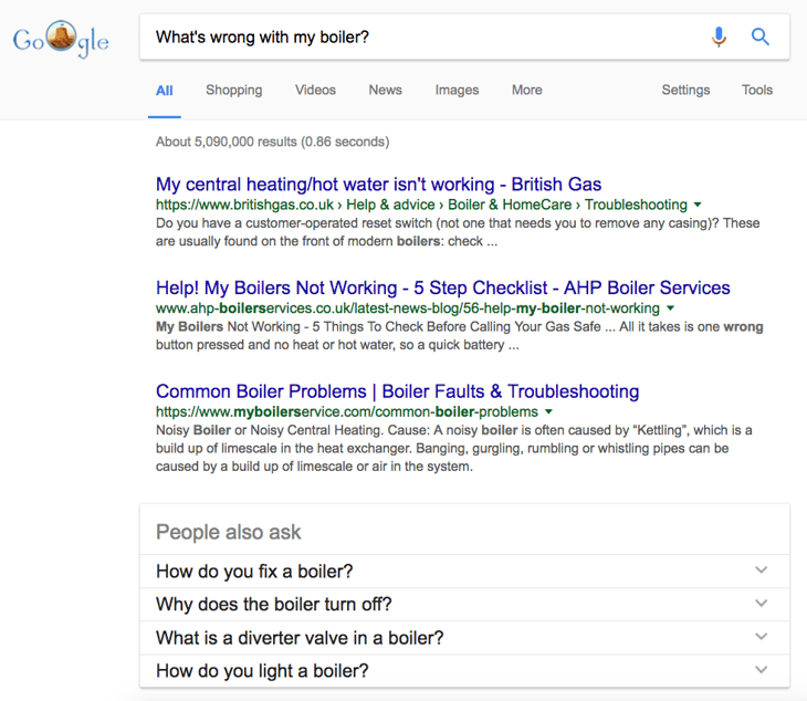 People also ask boxes